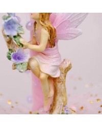 Easter candle with ceramic fairy Easter candle for girls with ceramic fairy