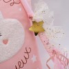 Easter candle set with cushion for baby girls