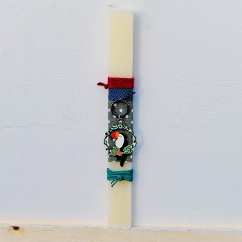 Women's Easter candle with key-ring Toucan
