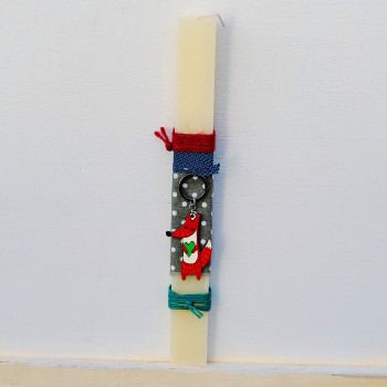 Women's Easter candle with key-ring Fox