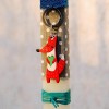 Women's Easter candle with key-ring