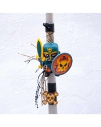 Λαμπάδα Ιππότης Skull Λαμπάδα με φιγούρα ιππότη της εταιρίας Djeco