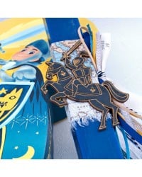 Λαμπάδα & Παζλ Ιππότης Χειροποίητη λαμπάδα για αγόρια με ξύλινο ιππότη και παζλ Djeco