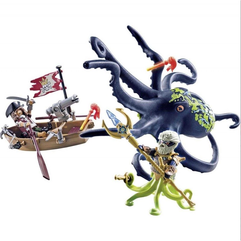 Χειροποίητη λαμπάδα με Playmobil για αγόρια Χειροποίητη λαμπάδα για αγόρια με πειρατές Playmobil