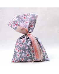 Easter chocolate egg in a fabric pouch for girls Easter milk chocolate egg 120gr in a fabric pouch