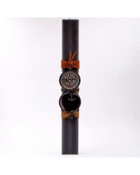Easter Candle with Collectible Compass Scented Easter candle for men with collectible compass