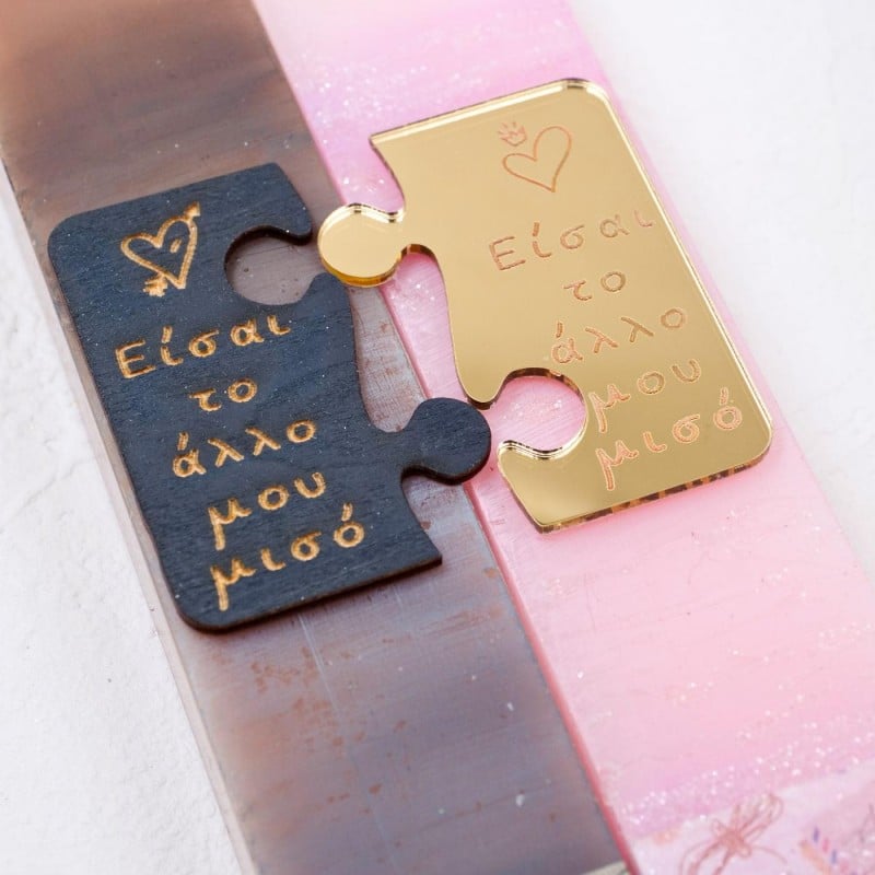 Handmade men and women Easter candles for couples