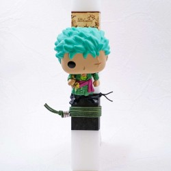 Λαμπάδα One Piece: Roronoa Zoro Λαμπάδα με φιγούρα Funko Pop Zoro από το Anime One Piece