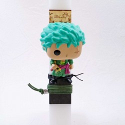 Λαμπάδα One Piece: Roronoa Zoro Λαμπάδα με φιγούρα Funko Pop Zoro από το Anime One Piece