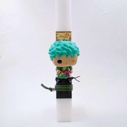 Λαμπάδα One Piece: Roronoa Zoro Λαμπάδα με φιγούρα Funko Pop Zoro από το Anime One Piece