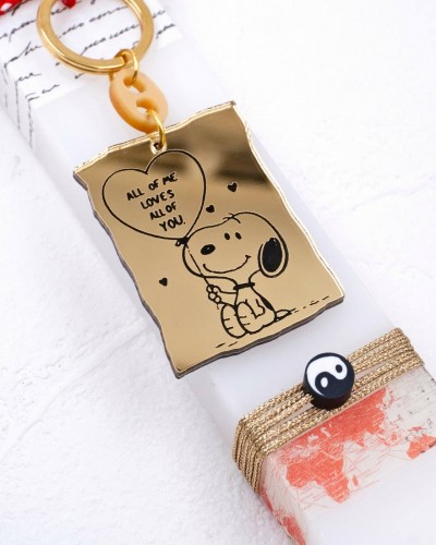 Λαμπάδα με Μπρελόκ Snoopy 