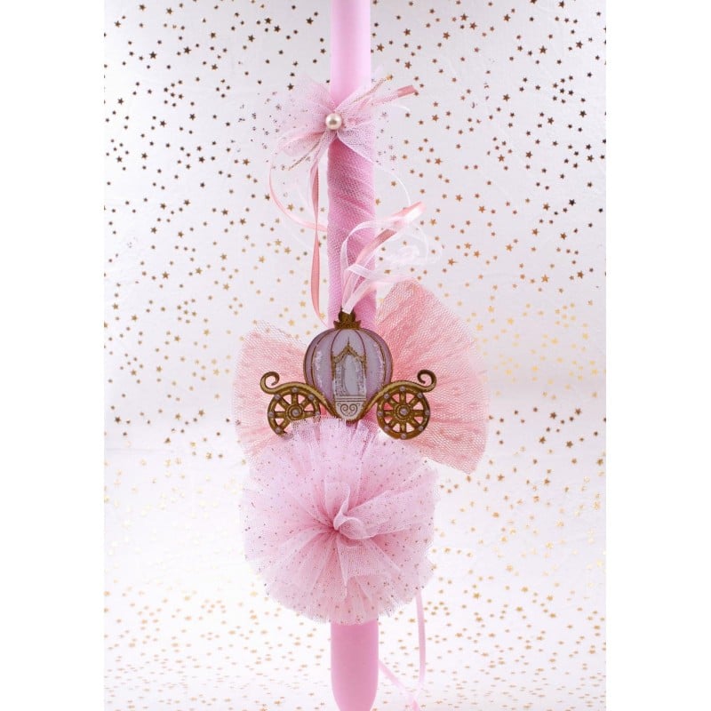 Girl's Easter Candle - Princess Carriage