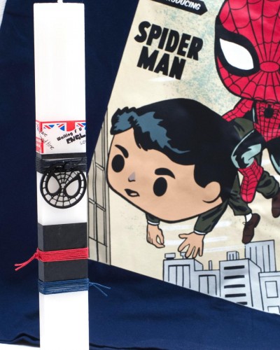 Λαμπάδα με Φιγούρα & Τ-shirt Spiderman Λαμπάδα με Φιγούρα & Τ-shirt Spiderman