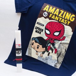Λαμπάδα για αγόρια με φιγούρα και μπλούζα Spiderman 