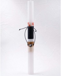 Easter candle with men's bracelet Handmade scented Easter candle with men's bracelet