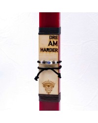 Men's Evil Eye Bracelet Easter Candle Handmade scented Easter candle with men's bracelet