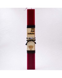 Men's Evil Eye Bracelet Easter Candle Handmade scented Easter candle with men's bracelet