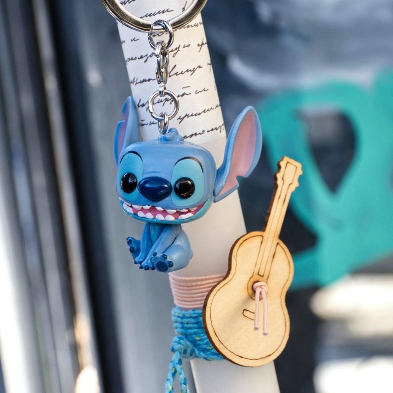Λαμπάδα με φιγούρα - μπρελόκ Disney Stitch Λαμπάδα για αγόρια με φιγούρα - μπρελόκ Funko Disney Stitch