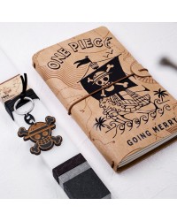 One Piece Notebook and Easter Candle Handmade Easter candle for boys with One Piece notebook and keyring