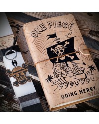 One Piece Notebook and Easter Candle Handmade Easter candle for boys with One Piece notebook and keyring