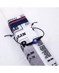 Λαμπάδα Βραχιόλι με το σήμα του Superman Χειροποίητη αρωματική λαμπάδα βραχιόλι με το σήμα του Superman