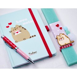 Λαμπάδα για κορίτσι & Σημειωματάριο Pusheen