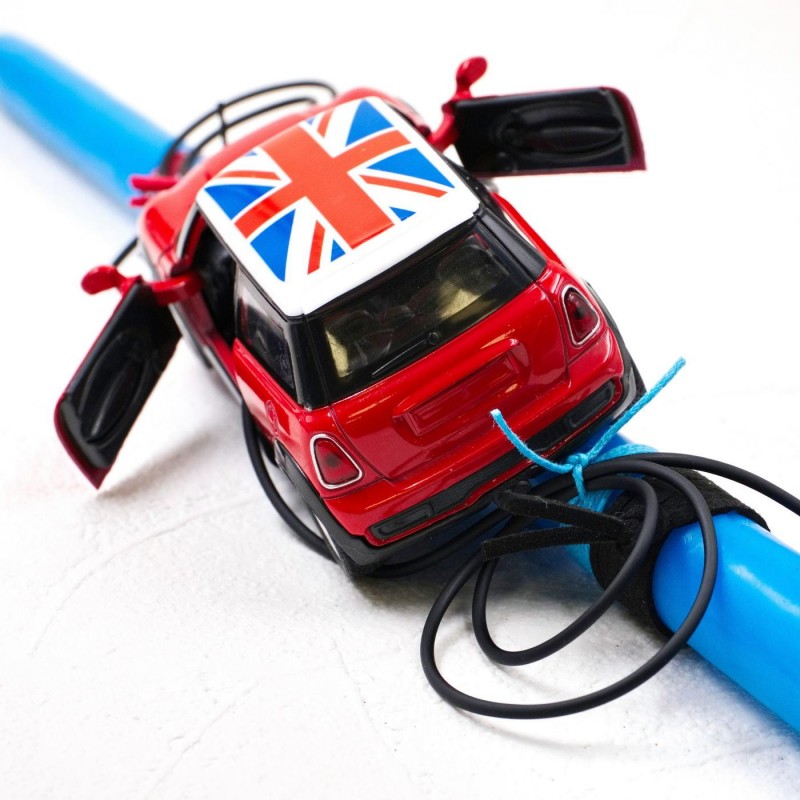 Λαμπάδα με μεταλλικό αυτοκίνητο Mini Cooper Λαμπάδα με μεταλλικό αυτοκίνητο Mini Cooper