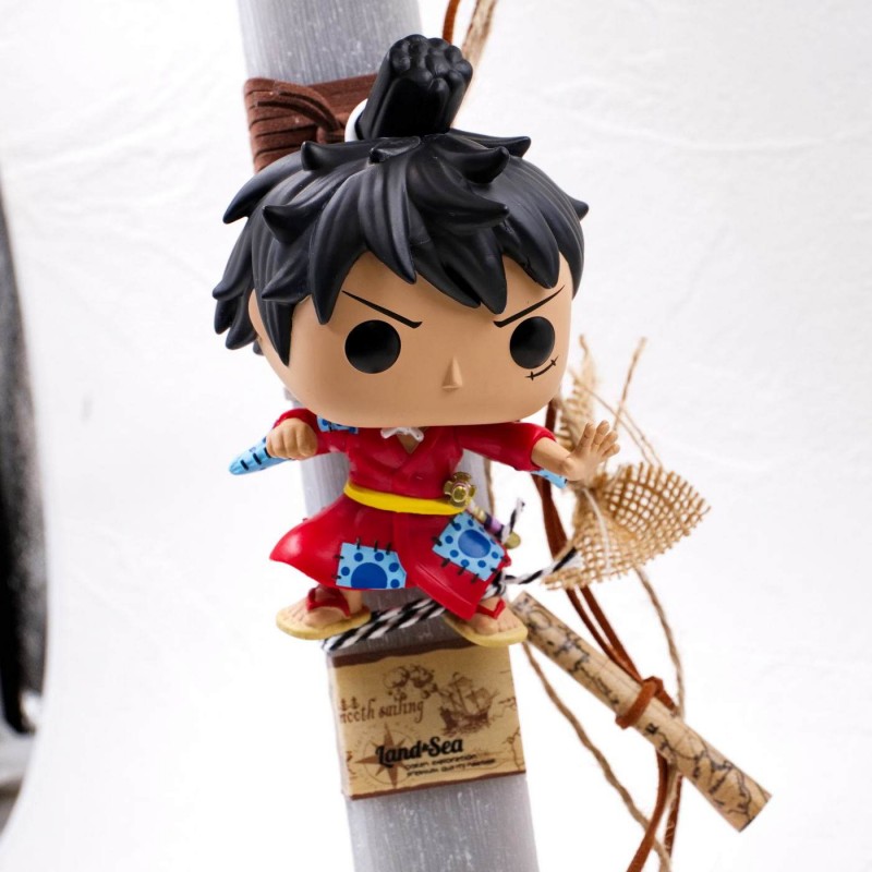 Λαμπάδα με φιγούρα Monkey D.Luffy Λαμπάδα με φιγούρα Funko Pop Monkey D.Luffy από το Anime One Piece