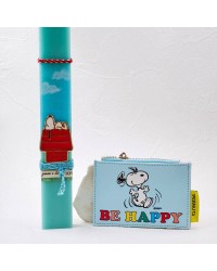 Λαμπάδα με πορτοφόλι Snoopy Λαμπάδα με πορτοφόλι Snoopy