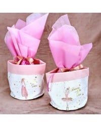 Ballet Easter Chocolate Egg for girls Ballet Easter Chocolate Egg in a Ballet fabric pocket