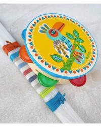 Σετ Λαμπάδα με Ταμπουρίνο Djeco Animambo Σετ Λαμπάδα με Ταμπουρίνο Djeco Animambo