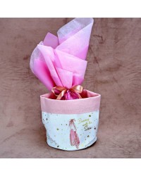 Ballet Easter Chocolate Egg Ballet Easter Chocolate Egg in a fabric pocket for girls
