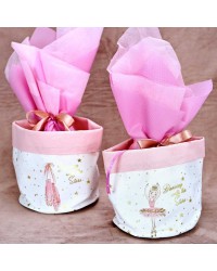 Ballet Easter Chocolate Egg Ballet Easter Chocolate Egg in a fabric pocket for girls