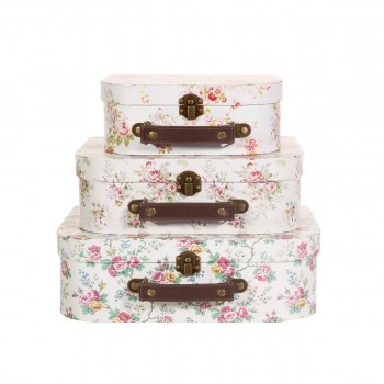Vintage Floral Suitcases (sold separately)