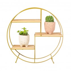 Ράφι Round - Antique Gold