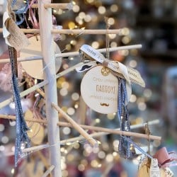 Γούρι ξύλινο με μήνυμα για τον καλύτερο παππού του κόσμου