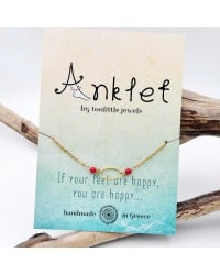 Αλυσίδα ποδιού ατσάλι Golden Staybright Αλυσίδα ποδιού ατσάλι Golden Staybright