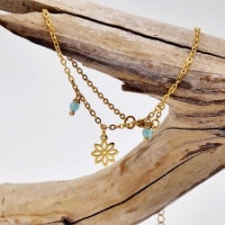 Αλυσίδα ποδιού ατσάλι Golden Staybright