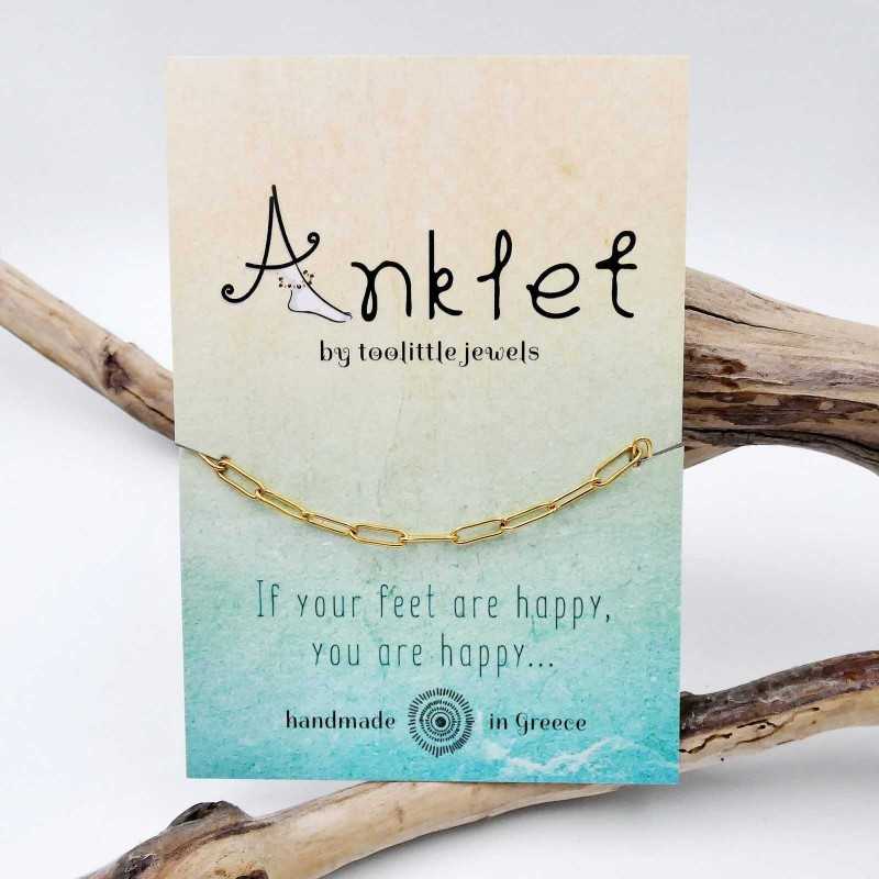 Golden Staybright stainless steel Anklet Golden Staybright stainless steel Anklet