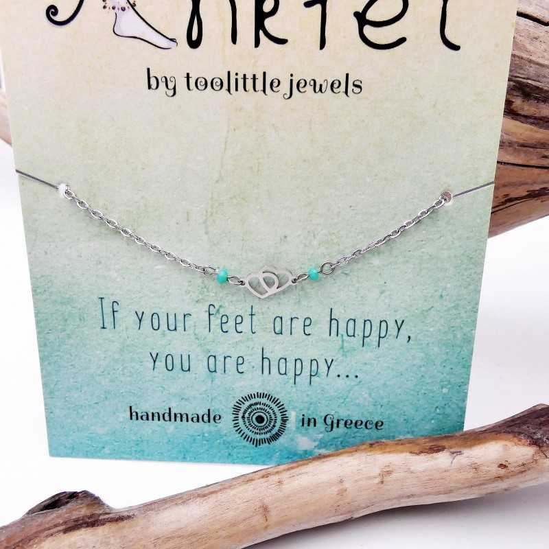 Silver Staybright stainless steel Anklet Silver Staybright stainless steel Anklet