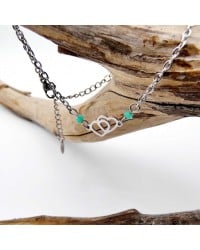 Silver Staybright stainless steel Anklet Silver Staybright stainless steel Anklet