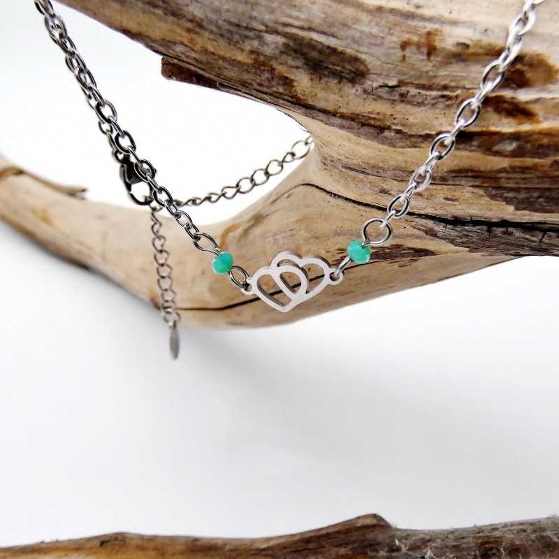 Silver Staybright stainless steel Anklet Silver Staybright stainless steel Anklet