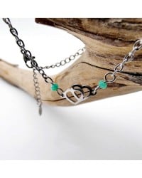 Silver Staybright stainless steel Anklet Silver Staybright stainless steel Anklet