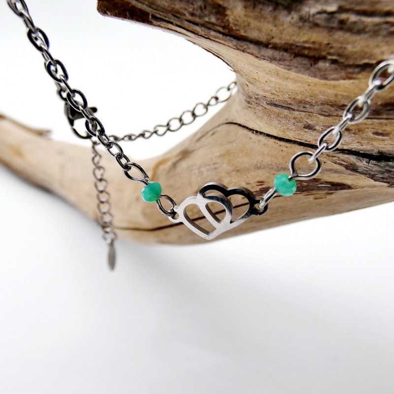 Silver Staybright stainless steel Anklet Silver Staybright stainless steel Anklet