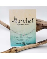Silver Staybright stainless steel Anklet Silver Staybright stainless steel Anklet