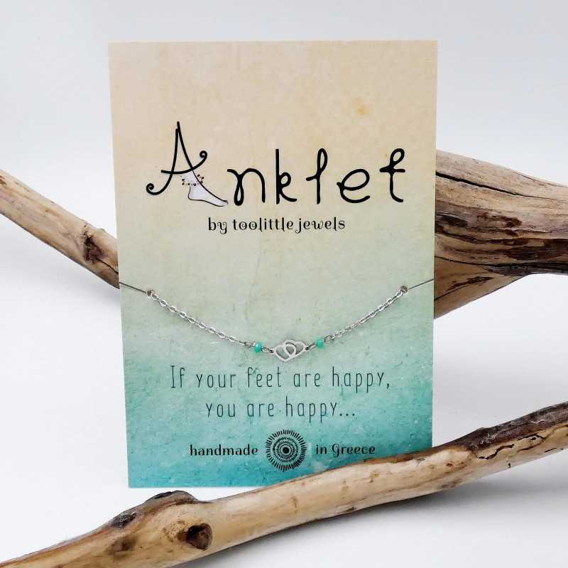 Silver Staybright stainless steel Anklet Silver Staybright stainless steel Anklet