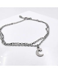 Silver Staybright stainless steel Anklet Silver Staybright stainless steel Anklet
