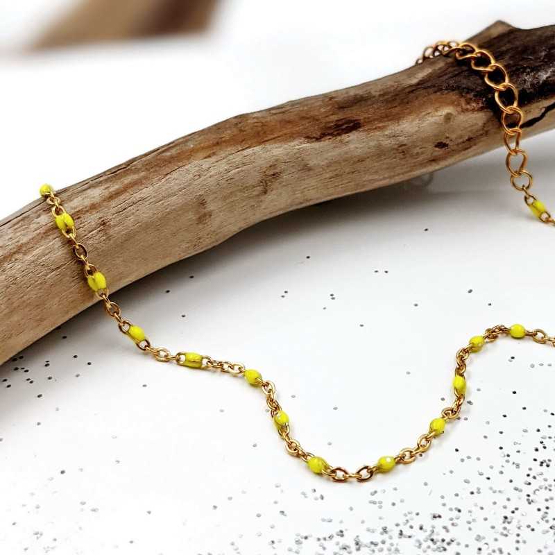 Golden Staybright stainless steel Anklet 