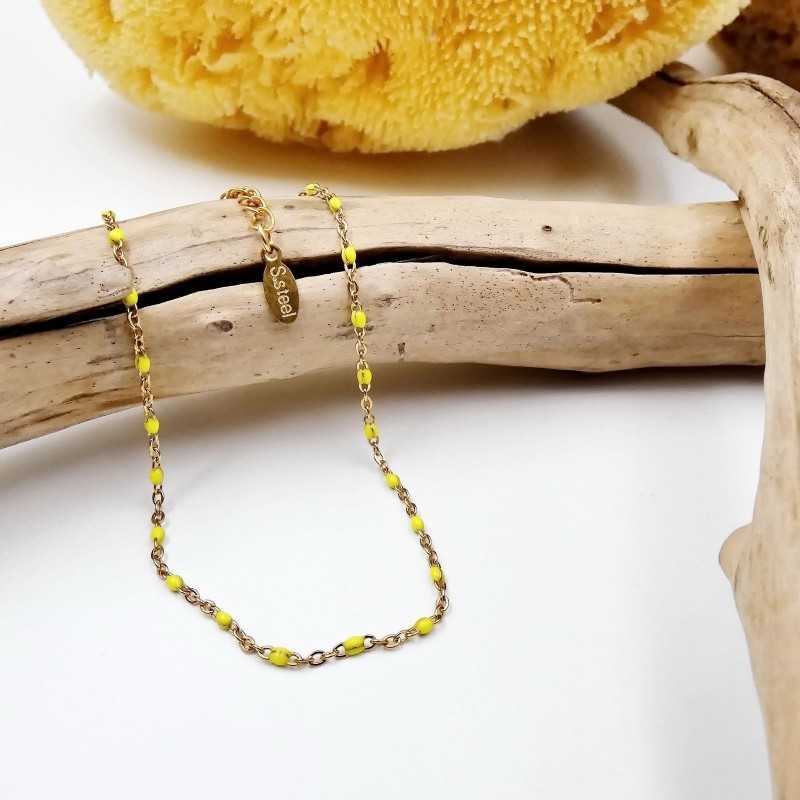 Golden Staybright stainless steel Anklet 