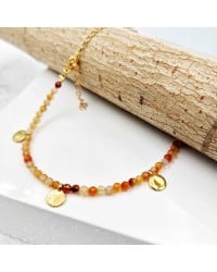 Agate Crystal Anklet Agate Crystal Anklet